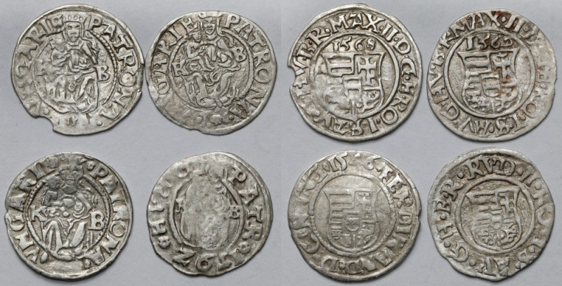 Węgry, Denary 1546-1592 - zestaw (4szt)