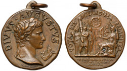 Włochy, Wiktor Emanuel III, Medal 1937 - 2000. rocznica urodzin Oktawiana Augusta