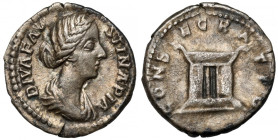 Faustyna II Młodsza (161-175 n.e.) Denar pośmiertny
