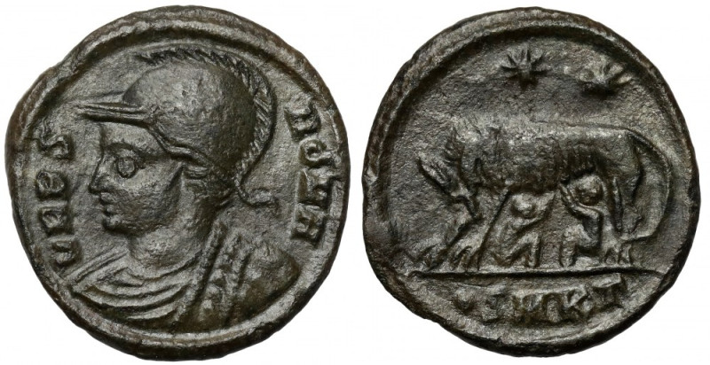 Konstantyn I Wielki (306-337 n.e.) Follis, Siscia - Urbs Roma Awers:&nbsp;Person...