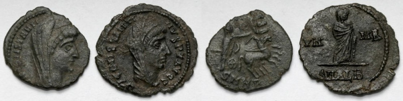Cesarstwo Ryzmskie, Follisy - zestaw (2szt) Brąz, średnica 15 i 17 mm, waga 1,07...