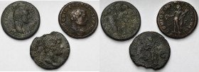 Cesarstwo Rzymskie, Asy i Follis - zestaw (3szt)