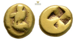 Greek Electrum obol 0,61 g. 6,9 mm.