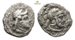 CILICIA, Tarsos, Tarkumuwa (Datames), Satrap of Cilicia and Cappadocia (Circa 384-361/0 BC) AR Obol (9,8 mm, 0.50 g.)
Obv: Diademed female head right
...