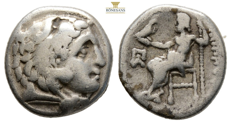 Kings of Macedon. Alexander III The Great; 336-323 BC, Drachm, (17,2 mm, 4 g.) O...