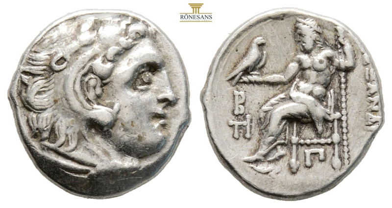 MACEDONIAN KINGDOM. Alexander III the Great (336-323 BC). AR drachm (4,1 g. 16,9...