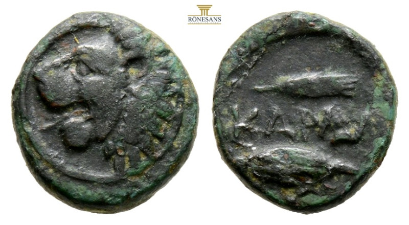 The Thracian Chersonese. Cardia 357-309 BC.
Bronze Æ, 12 mm, 1,3 g
Lion standing...