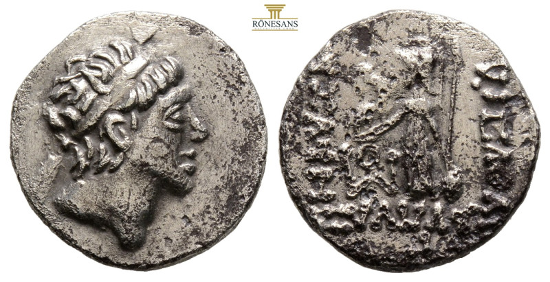 KINGS OF CAPPADOCIA. Ariarathes V Eusebes Philopator (163-130 BC). Drachm. Dated...