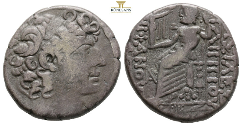 SELEUCID KINGDOM. Philip I Philadelphus (ca. 95/4-76/5 BC). AR tetradrachm (14,1...