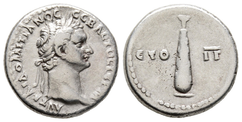 Domitian augustus, 81 – 96 AD, Didrachm, Caesarea-Eusebia AR 6.5 g. 21,3 mm. AYT...