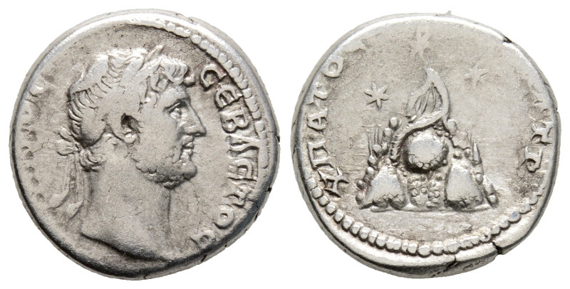 CAPPADOCIA. Caesaraea-Eusebia. Hadrian, 117-138. Didrachm (Silver, 20,3 mm. 6,5 ...