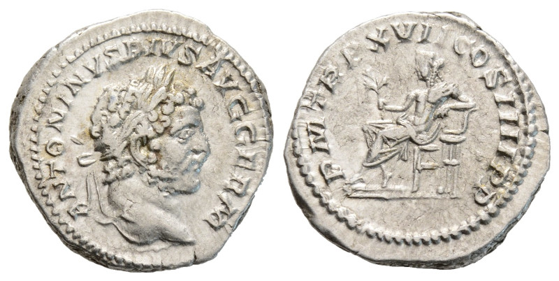 Caracalla, 198-2 Denarius (Silver, 19.4 mm, 3.5 g. ), Rome, 198-217 AD, ANTONINV...