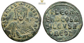 Leo VI the Wise, 886-912. Follis (Bronze, 25,3 mm, 5,1 g, ), Constantinople.