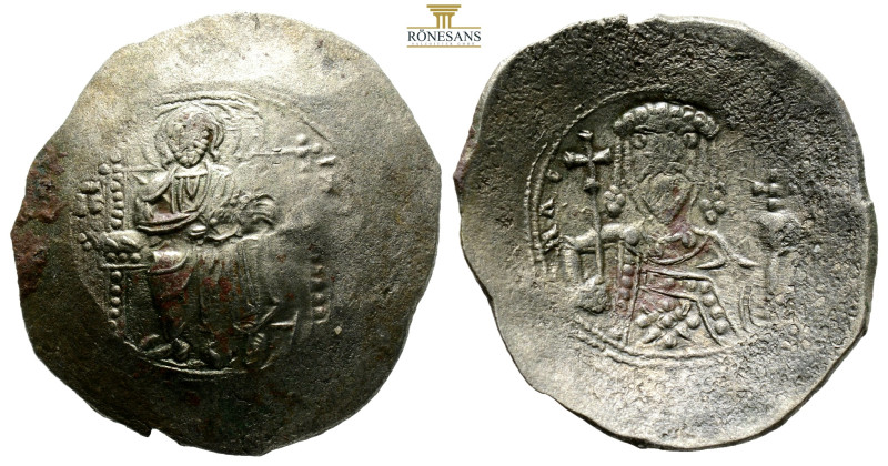 Alexius I Comnenus (1081-1118 AD) Constantinople BI aspron trachy 4,1 g. 28,6 mm...