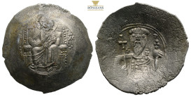Alexius I Comnenus (1081-1118 AD) Constantinople BI aspron trachy 4,5 g. 28,6 mm.