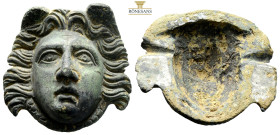 Ancient Roman Bronze Aplique. 59,2 mm. 125,8 g.
