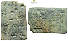 Ancient Roman Bronze object. (pattern.) 59.2mm. 125.8g.