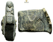 Ancient Byzantine Bronze object. (pattern.) 50 mm. 163 g.