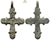 Byzantine Empire. silver Cross. Ae. 5,2 g. 36,7 mm.