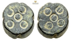 Ancient Bronze object. (Weight) 8,4  g. 30,7 mm.