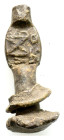 Ancient bronze figure, 15,3 g. 37,6 mm.