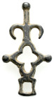 Ancient bronze figure, 10,8 g. 64,1 mm.