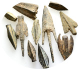 Ancient bronze figure, 11 pieces,
