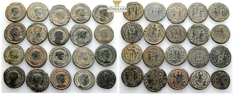 Ancient Bronze Coins..20 Pieces .. Sold As Seen.No Returns.