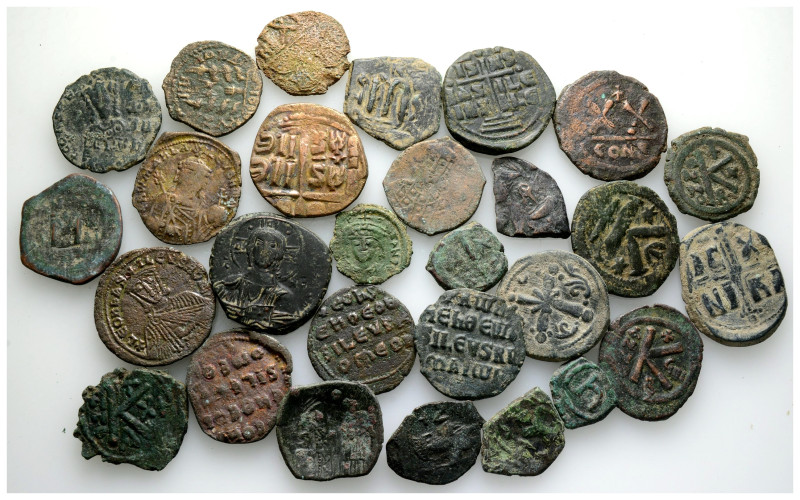 Ancient Bronze Coins..28 Pieces .. Sold As Seen.No Returns.