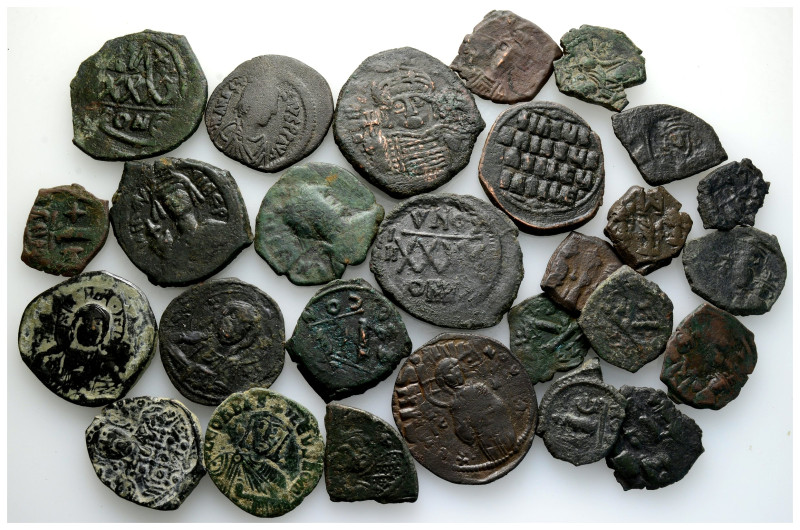 Ancient Bronze Coins..27 Pieces .. Sold As Seen.No Returns.