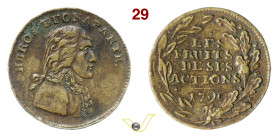 Campagna d'Italia 1796 Opus - Julius 521 Essling 696 T.N. 62.3 Ottone mm 25,1 BB