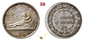 Passaggio del Tagliamento e presa di Trieste 1797 Opus Lavy Julius 545 Essling 706 T.N. 63.3 Hennin 786 Ag mm 43,4 RR • Taglio con iscrizione BONAPART...