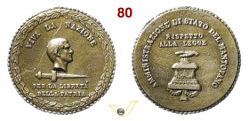 Amministrazione del Mantovano (1797) Opus - Piombo (fusione) mm 57,4 RRR • Anello di sospensione asportato q.SPL