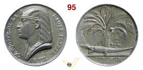 Conquista dell'Alto Egitto 1798 (An. 7) Opus Galle Julius 693 Essling 793 T.N. 73.1 Hennin 896 Peltro (fusione) mm 33,8 BB