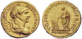 The George W. La Borde Collection of Roman Aurei Part I 
 THE ROMAN EMPIRE 
 Trajan, 98 – 117 
 Aureus 111, AV 7.33 g. IMP TRAIANO AVG – GER DAC PM...