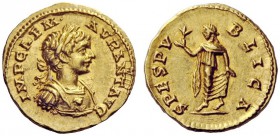 The George W. La Borde Collection of Roman Aurei Part I 
 THE ROMAN EMPIRE 
 Caracalla, 198 – 217 
 Aureus Laodicea ad Mare 198, AV 7.16 g. IMP CAE...