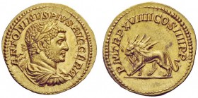 The George W. La Borde Collection of Roman Aurei Part I 
 THE ROMAN EMPIRE 
 Caracalla, 198 – 217 
 Aureus 216, AV 6.49 g. ANTONINVS PIVS AVG GERM ...