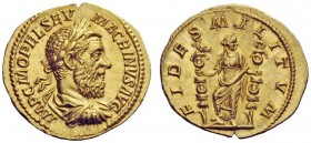 The George W. La Borde Collection of Roman Aurei Part I 
 THE ROMAN EMPIRE 
 Macrinus, 217 – 218 
 Aureus circa 217-218, AV 6.75 g. IMP C M OPEL SE...