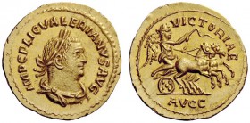 The George W. La Borde Collection of Roman Aurei Part I 
 THE ROMAN EMPIRE 
 Valerian I, 253 – 260 
 Aureus, Samosata after 255, AV 3.75 g. IMP C P...