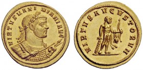 The George W. La Borde Collection of Roman Aurei Part I 
 THE ROMAN EMPIRE 
 Maximianus Herculius, 286 – 305, first reign 
 Aureus, Siscia 286, AV ...