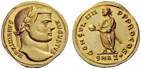 The George W. La Borde Collection of Roman Aurei Part I 
 THE ROMAN EMPIRE 
 Maximianus Herculius, 286 – 305, first reign 
 Aureus, Antiochia circa...