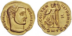 The George W. La Borde Collection of Roman Aurei Part I
THE ROMAN EMPIRE
Constantine I, 307 – 337
Aureus, Thessalonica circa 311-313, AV 5.28 g. CO...
