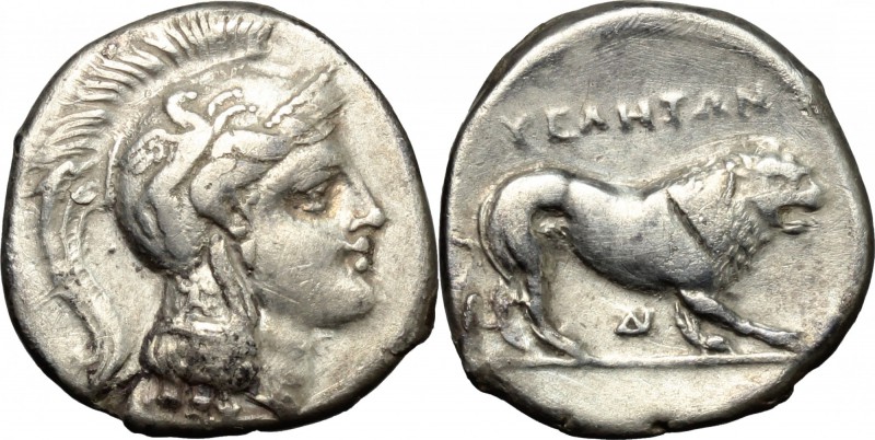 Greek Italy. Northern Lucania, Velia. AR Didrachm, Philistion Group, c. 300-280 ...