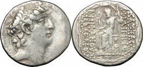 Greek Asia. Seleukid kings of Syria. Philip I Philadelphos (c. 95-76 BC). AR Tetradrachm, Antioch mint (?). D/ Diademed head right. R/ BAΣIΛEΩΣ / ΦIΛI...