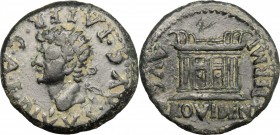 Augustus (27 BC - 14 AD). AE As, Spain, Emerita. D/ DIVVS AVG PATER CAE. Radiate head left. R/ PERMI AVG (PROVIDENT in exergue) Altar. RPC I, 34. AE. ...
