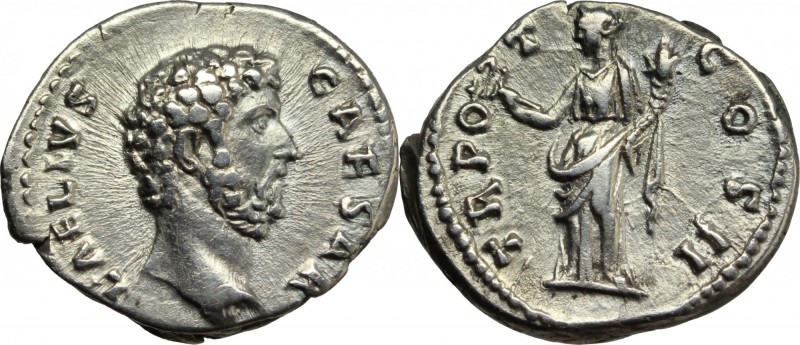 Aelius Caesar (136-138). AR Denarius, 137 AD. D/ L AELIVS CAESAR. Bust right, he...