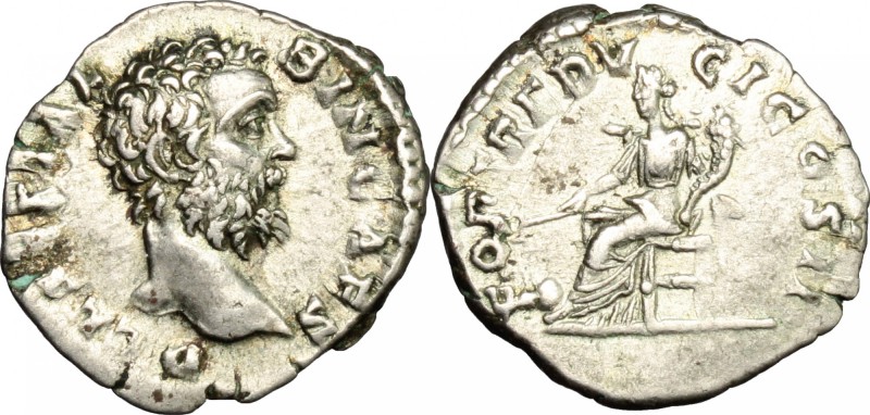 Clodius Albinus as Caesar (193-195). AR Denarius, Rome mint. D/ D CL SEPT ALBIN ...