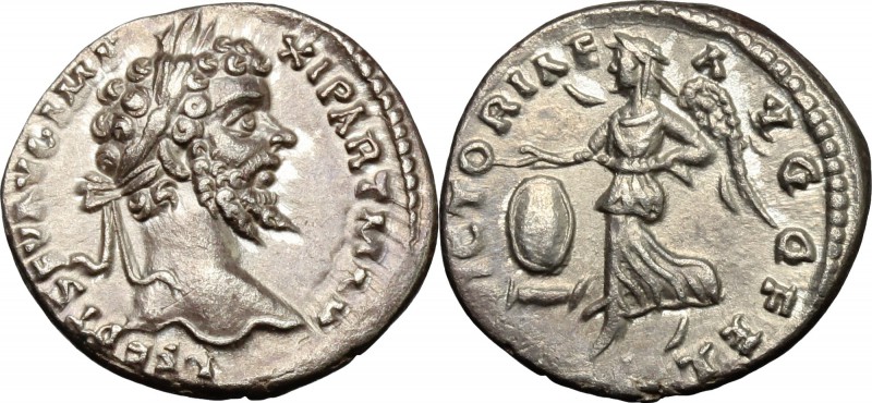 Septimius Severus (193-211). AR Denarius, Laodicea mint. D/ L SEPT SEV AVG IMP X...