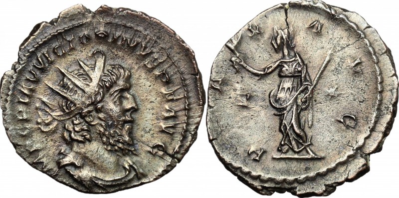 Victorinus (268-270). BI Antoninianus, Treveri mint. D/ IMP C PIAV VICTORINVS PF...