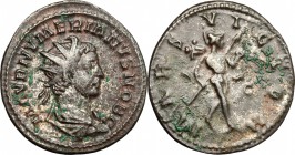Numerian as Caesar (282-283). BI Antoninianus, Lugdunum mint. D/ M AVR NVMERIANVS NOB C. Radiate, draped and cuirassed bust right. R/ MARS VICTOR: Mar...